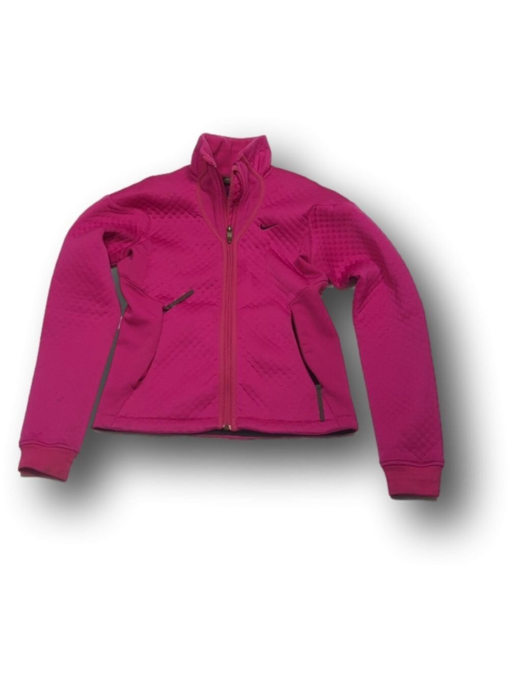 NIKE full zip pink thermal jacket